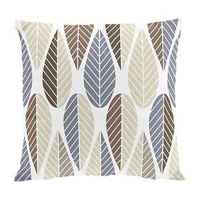 Arvidssons Textil Blader kuddfodral 47x47 cm Brun-blå