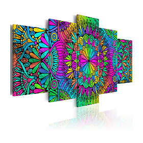 Arkiio Tavla Mandala Peacock Feathers 200x100 A3-N6781-DKX