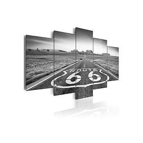 Arkiio Tavla Route 66 Svart Och Vit black and white 200x100 A3-N3316-DKX