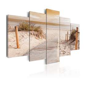 Arkiio Tavla Morning On The Beach Sepia 100x50