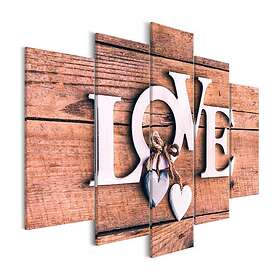 Arkiio Tavla Wooden Letters 5 delar Bred (5-Parts) Wide 200x100 A3-N7300-DKX