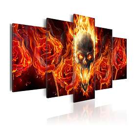 Arkiio Tavla Fiery Skull 100x50