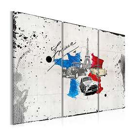 Arkiio Tavla Franska Resenären Triptych 120x80