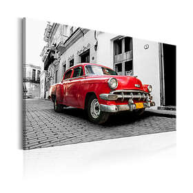 Arkiio Tavla Cuban Classic Car Röd (Red) 120x80 A3-N6299-DKX