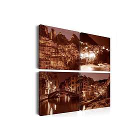 Arkiio Tavla Italian Towns Sepia (Sepia) 90x90 A3-N6213-90x90