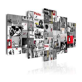 Arkiio Tavla Street Art Banksy IV 200x100 A3-N6405-DKX