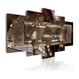 Arkiio Tavla Chestnut Map 100x50