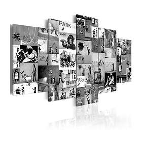 Arkiio Tavla Banksy Graffiti Collage IV 200x100 A3-N6404-DKX