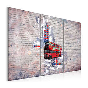Arkiio Tavla Runt Storbritannien Av Routemaster Triptych 60x40