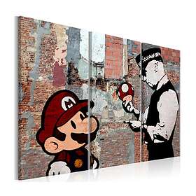 Arkiio Tavla Banksy Warning 120x80
