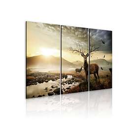 Arkiio Tavla Deer with a antlers tree-like 90x60