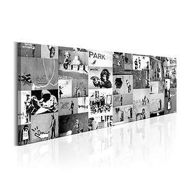 Arkiio Tavla Banksy Graffiti Collage II 120x40 A3-N6391