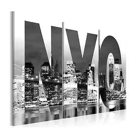 Arkiio Tavla New York och (Svart 90x60