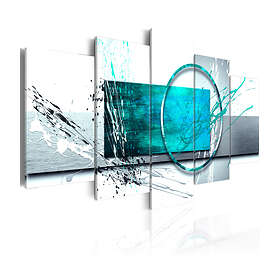 Arkiio Tavla Turquoise Expression 200x100 A3-N3228-DKX