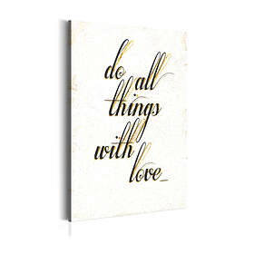 Arkiio Tavla My Home Things With Love 40x60