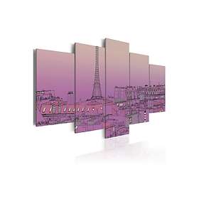 Arkiio Tavla Lavender Sunrise Over Paris 200x100