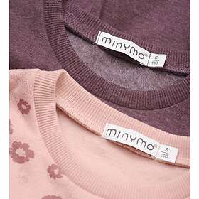 Minymo Sweatklänning 2-Pack Misty Rose 6 år (116) Klänning