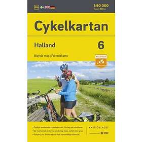 Cykelkartan Blad 6 Halland 2023-2025
