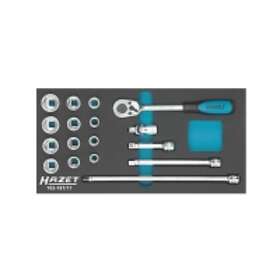 Hazet Top skiftnyckelsats Metrisk 3/8 (10 mm) 17 delar 163-181/17