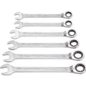 Hazet 606/6-1, 21.22,24.27,30.32 mm, Krom, Krom, 13°, 3.8kg, 6 styck