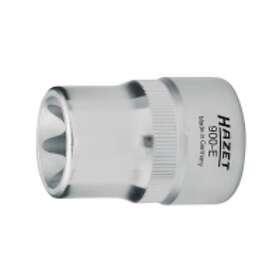 Hazet 900-E12, Uttag, 1/2, Metriska/brittiska, 1 huvuden, 12.5 mm, E12