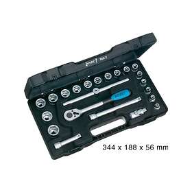 Hazet Top-nyckelsats Metrisk 3/8 (10 mm) 22 stycken 880-2