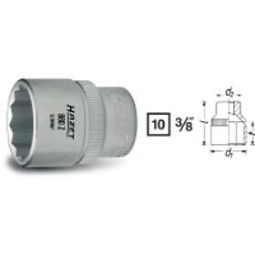 Hazet 880Z-9, 1 stk, 76.2 / 8 mm (3 / 8), Krom-vanadium-stål, 2.4 cm, 19g
