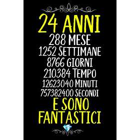 24 anni e sono fantastici: Idee regalo originale di compleanno per uomo e  Donna, Compleanno regalo 24 anni, Regali personalizzati, Regalo di - Hitta  bästa pris på Prisjakt