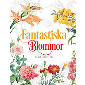 Coloring Book Fantastiska Blommor Målarbok