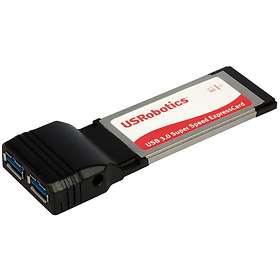 USRobotics USR808401 2-Port USB 3.0 Super Speed ExpressCard