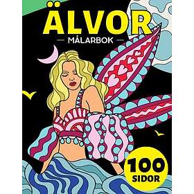 Coloring Book Älvor Målarbok för Vuxna: Söt Present till Stresslindring och Avslappning