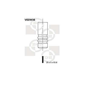 BGA Utloppsventil V029456