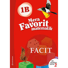 Mera Favorit matematik 1B Facit till uppl.2, 5-pack