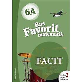Bas Favorit matematik 6A Facit till uppl.2, 5-pack