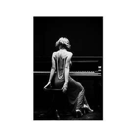 Malerifabrikken Poster Piano Lady Svart