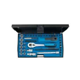 Gedore D 20 TMU-10 Topnyckelsats Metrisk 1/4 (6,3 mm) 40 delar 1815660