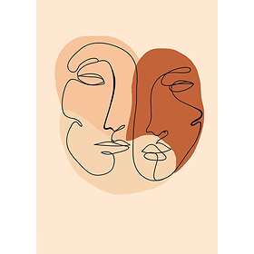 Malerifabrikken Poster Abstract Lines 2 Beige