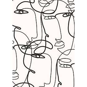 Malerifabrikken Poster Abstract Lines 4 Beige