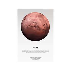 Malerifabrikken Poster Mars Light Vit