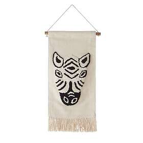 Jotex ZEBB väggdekoration Naturvit/svart 36 60