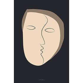 Malerifabrikken Poster Face It 1 Svart