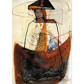 Malerifabrikken Poster Fishing Brun