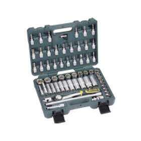 Brüder Mannesmann Topnyckelsats Metrisk 3/8 (10 mm) 61 stycken M 2045-SL