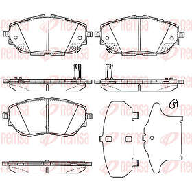 Remsa Bromsbeläggssats, skivbroms 1786.02