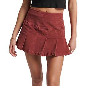 Superdry Vintage Cord Pleat Mini Skirt (Dam)