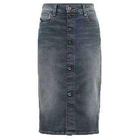 G-star Noxer Navy Pencil Button Skirt (Dam)