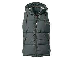 Giga G.I.G.A. DX (GIGEQ Casual funktionell väst för kvinnor i dunutseende med huva GW 31 WMN QLTD VST, mörkblågrön, 34, 38791-000