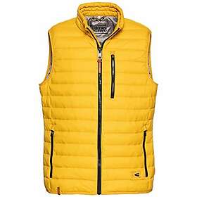 Camel Active Lätt quiltad väst för män med fickor, Gul (guld), 56