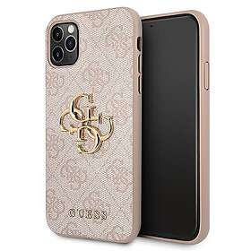 Guess GUHCN584GMGPI iPhone 11 Pro różowy/pink hardcase 4G Big Metal Logo