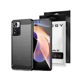 Alogy Phone Case for Xiaomi Poco X4 NFC 5G Rugged Armor TPU Case Carbon Black Un